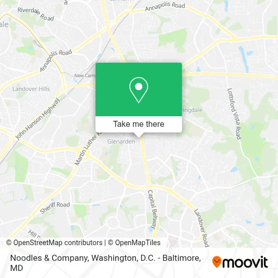 Noodles & Company map