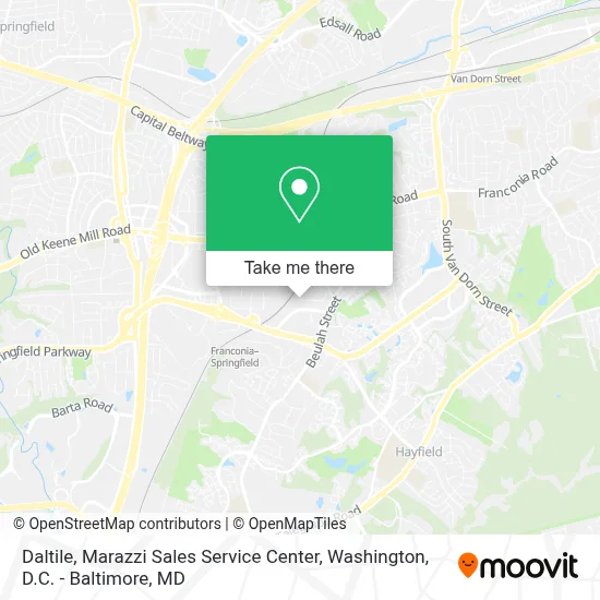 Daltile, Marazzi Sales Service Center map
