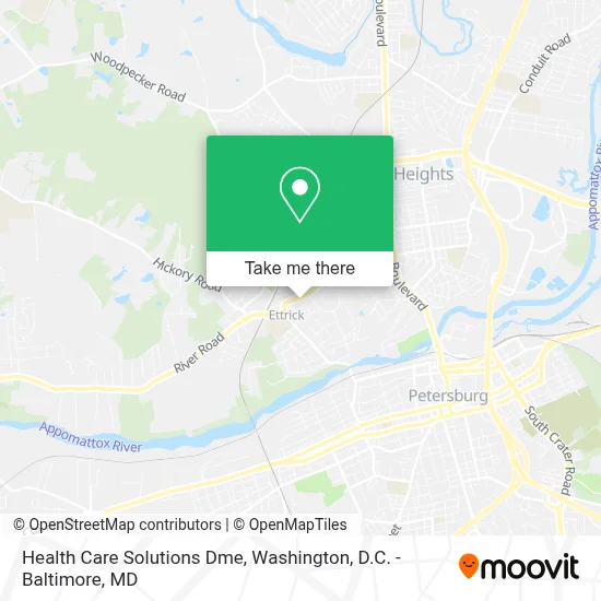 Health Care Solutions Dme map