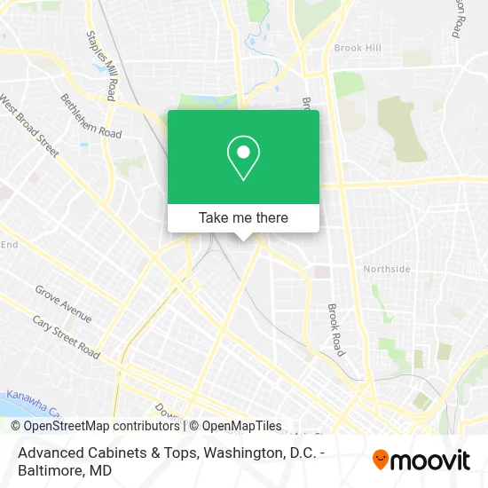 Advanced Cabinets & Tops map