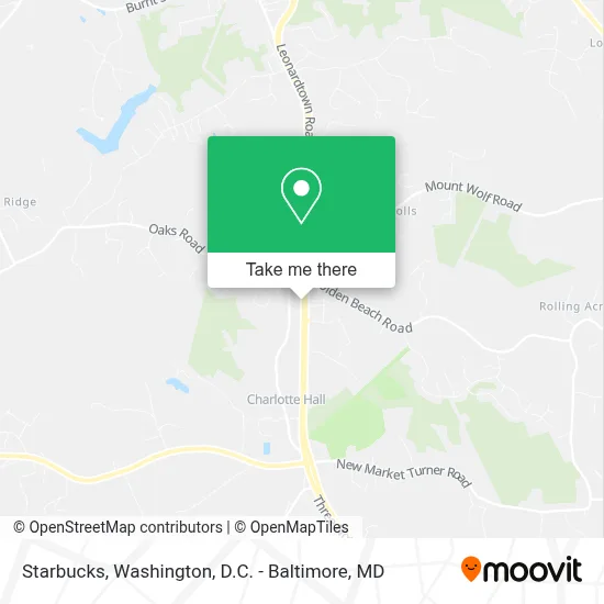 Starbucks map