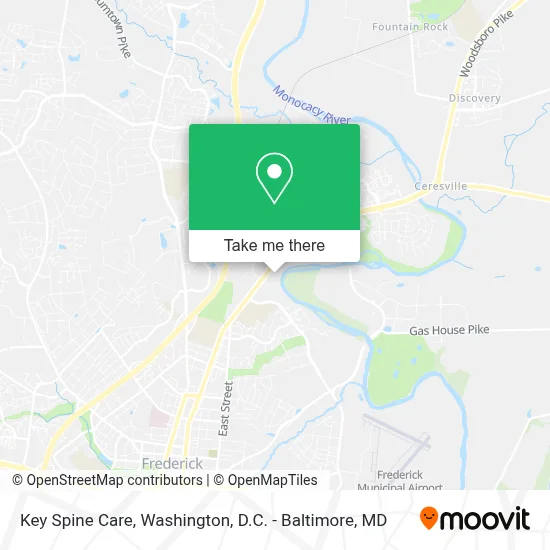 Key Spine Care map