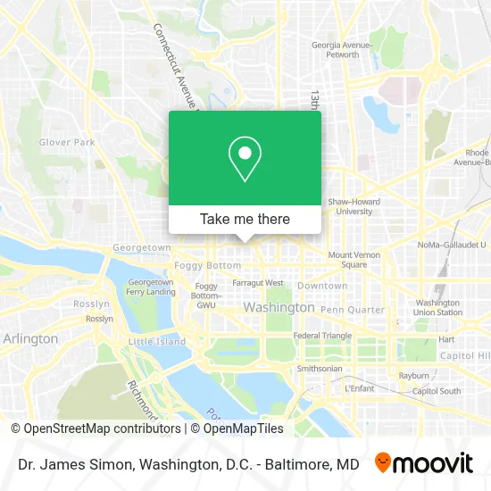Dr. James Simon map