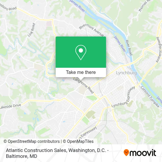 Atlantic Construction Sales map