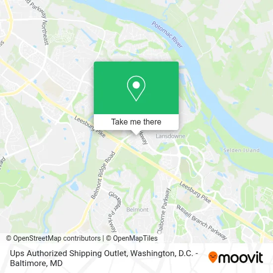 Ups Authorized Shipping Outlet map