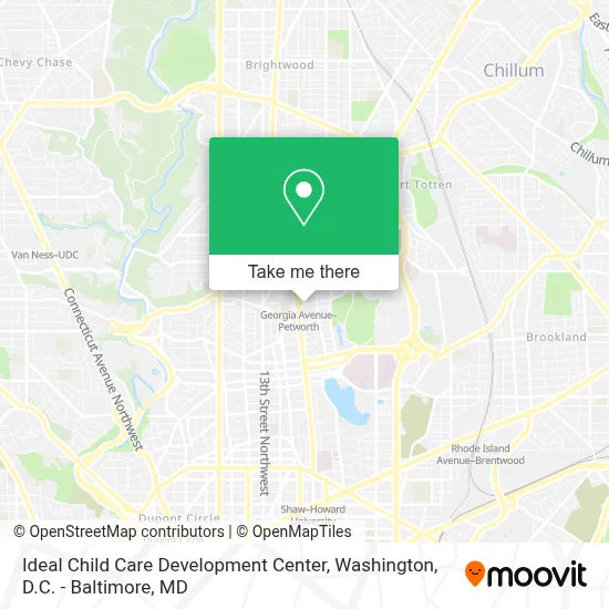 Ideal Child Care Development Center map