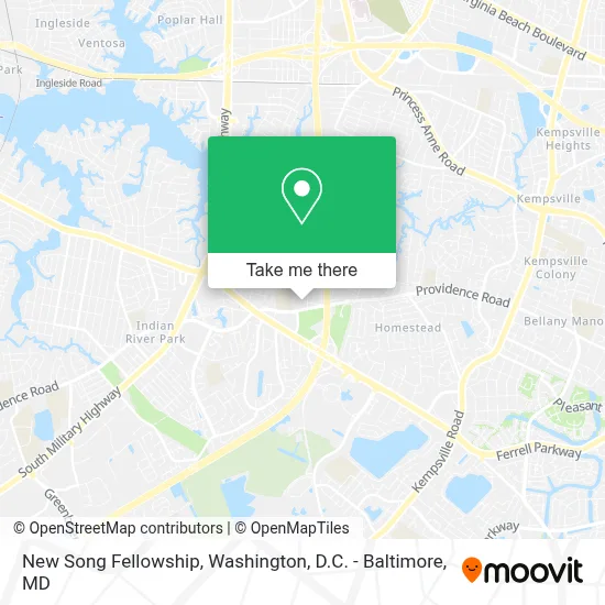 New Song Fellowship map