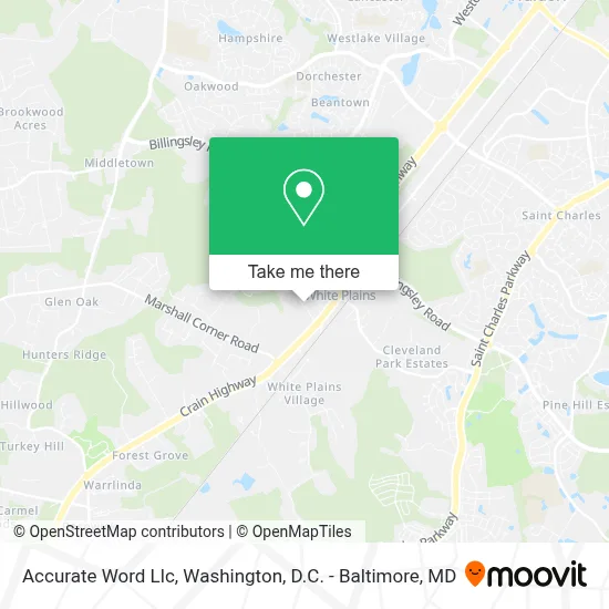 Accurate Word Llc map