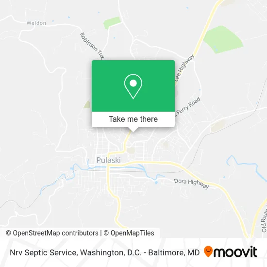 Nrv Septic Service map