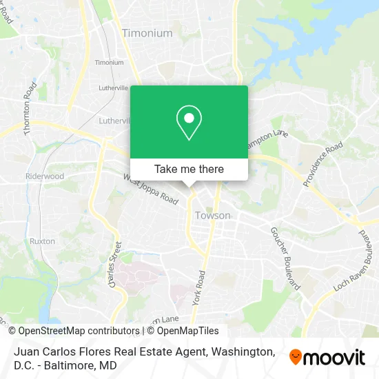 Juan Carlos Flores Real Estate Agent map