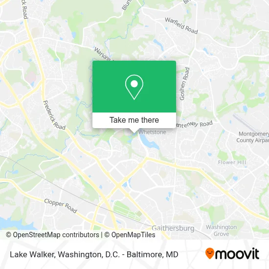 Lake Walker map