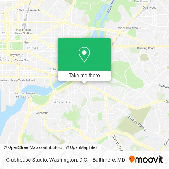 Clubhouse Studio map