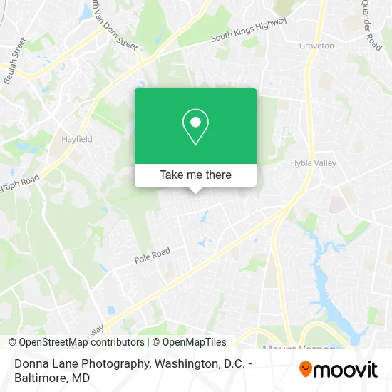 Donna Lane Photography map