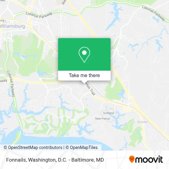 Fonnails map