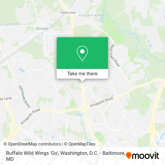 Buffalo Wild Wings 'Go' map