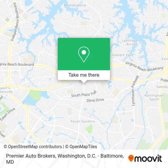 Premier Auto Brokers map