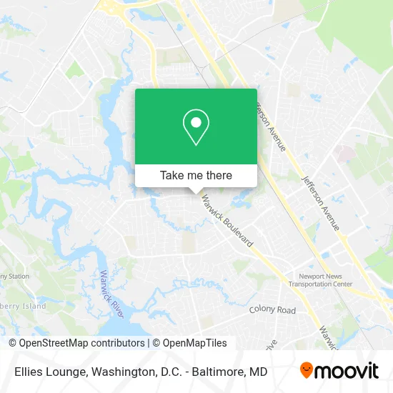 Ellies Lounge map