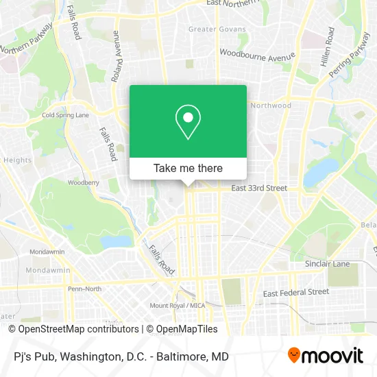 Pj's Pub map