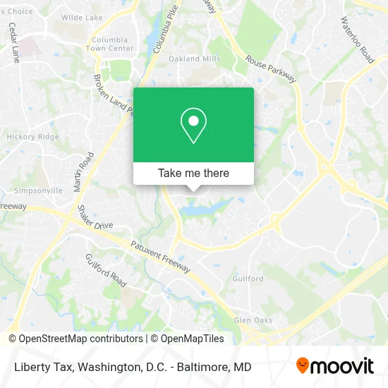 Liberty Tax map