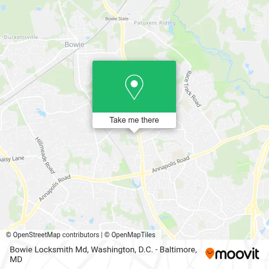 Bowie Locksmith Md map