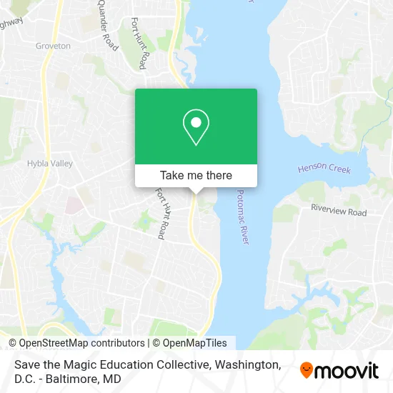 Save the Magic Education Collective map