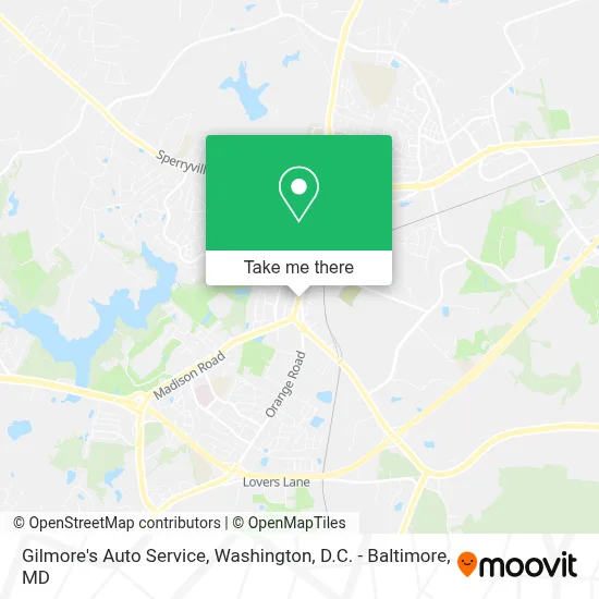 Gilmore's Auto Service map