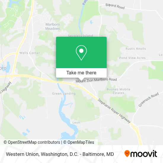 Western Union map