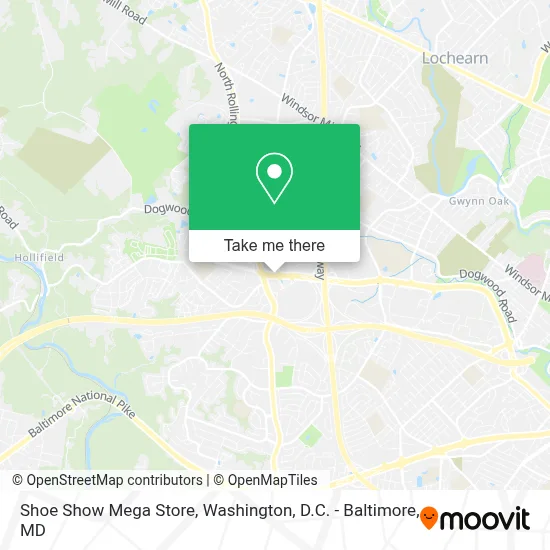 Shoe Show Mega Store map