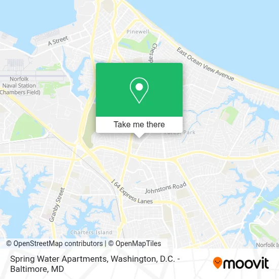 Spring Water Apartments map