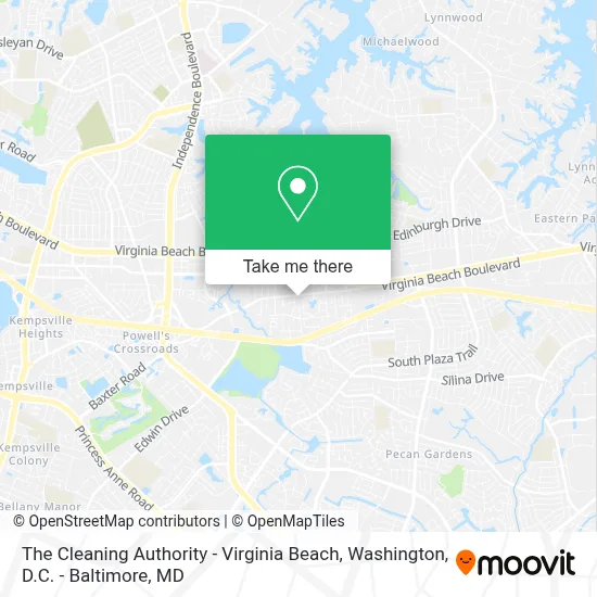 The Cleaning Authority - Virginia Beach map