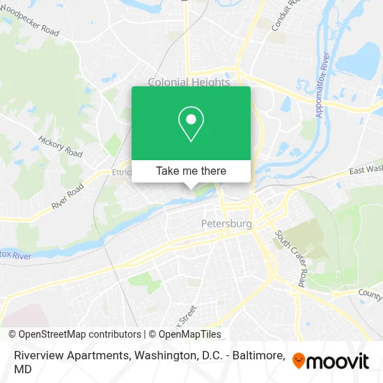 Riverview Apartments map