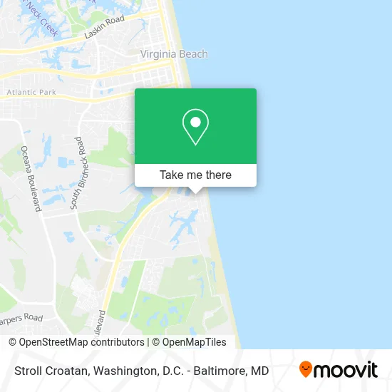 Stroll Croatan map