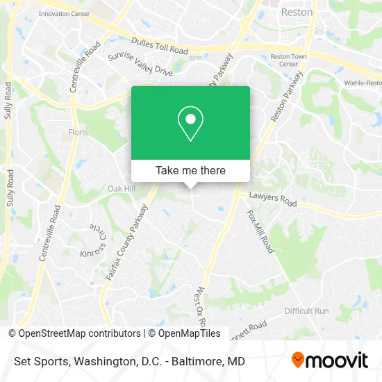 Set Sports map