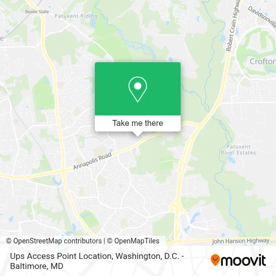 Ups Access Point Location map