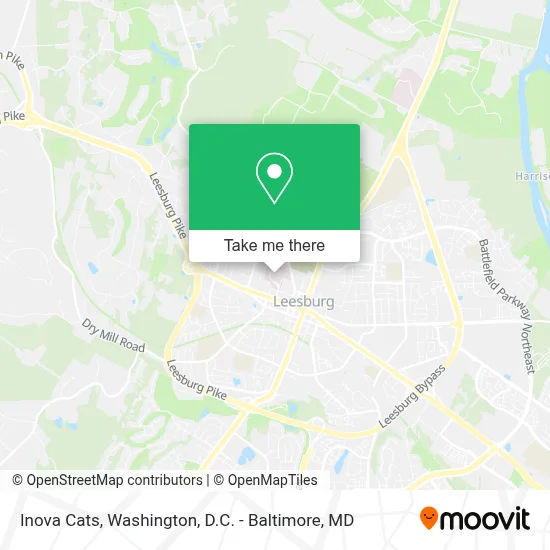 Inova Cats map
