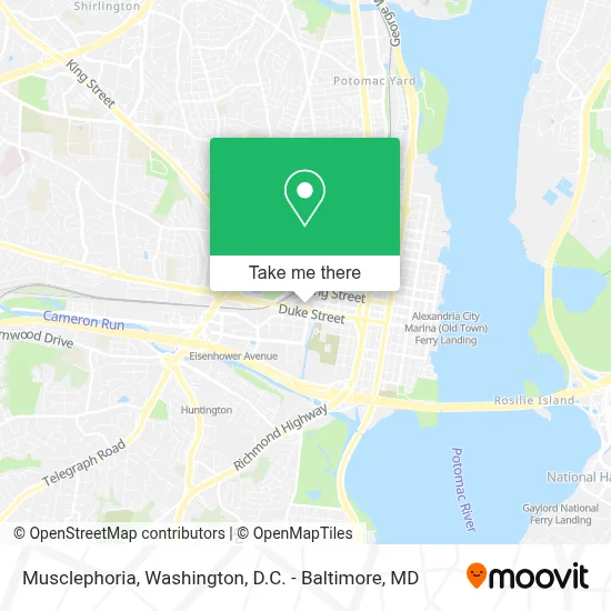 Musclephoria map