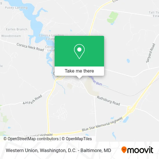 Western Union map