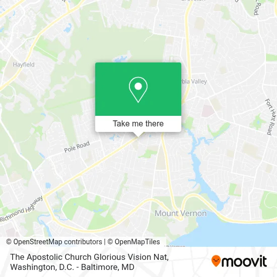 The Apostolic Church Glorious Vision Nat map