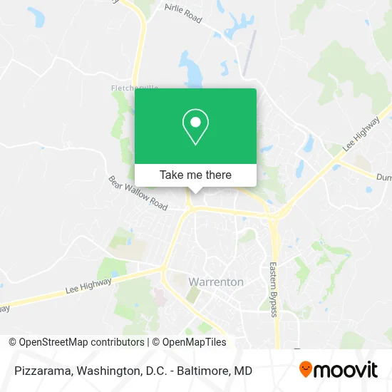 Pizzarama map