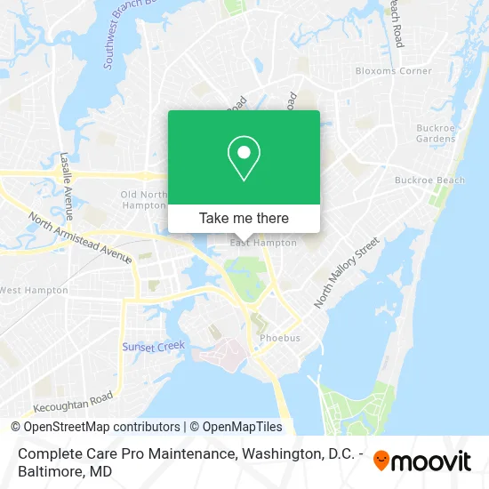 Complete Care Pro Maintenance map