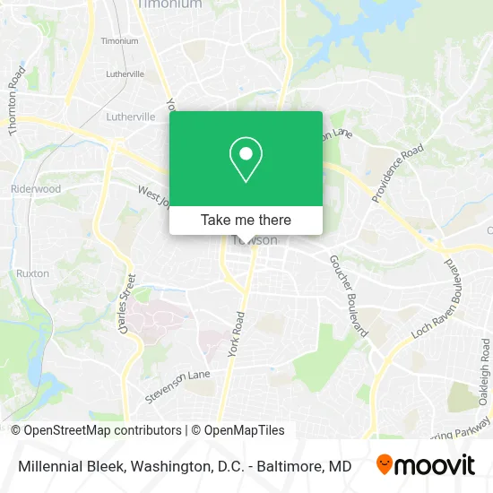 Millennial Bleek map