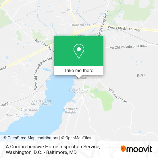 A Comprehensive Home Inspection Service map
