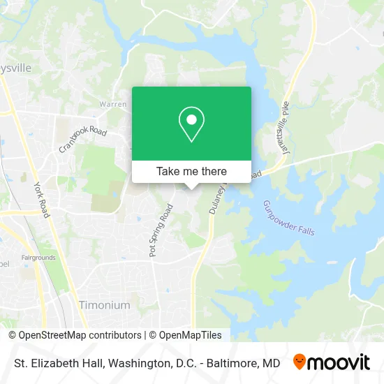 St. Elizabeth Hall map