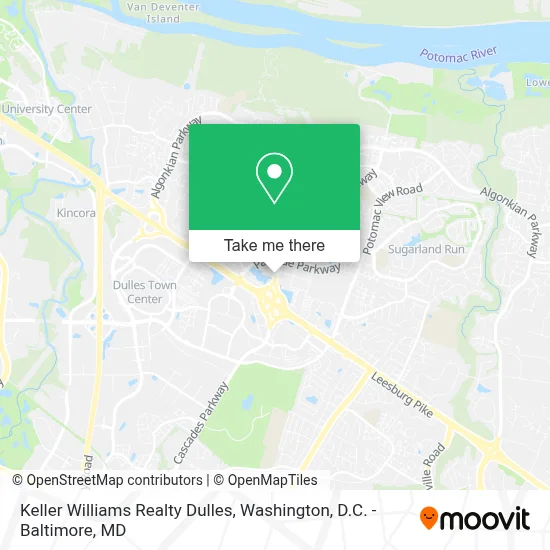 Keller Williams Realty Dulles map