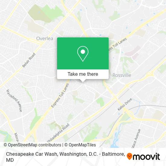 Chesapeake Car Wash map