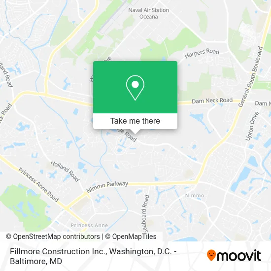 Fillmore Construction Inc. map