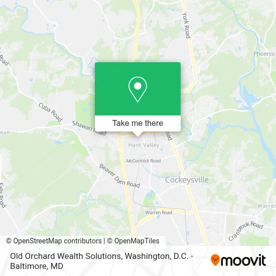 Old Orchard Wealth Solutions map