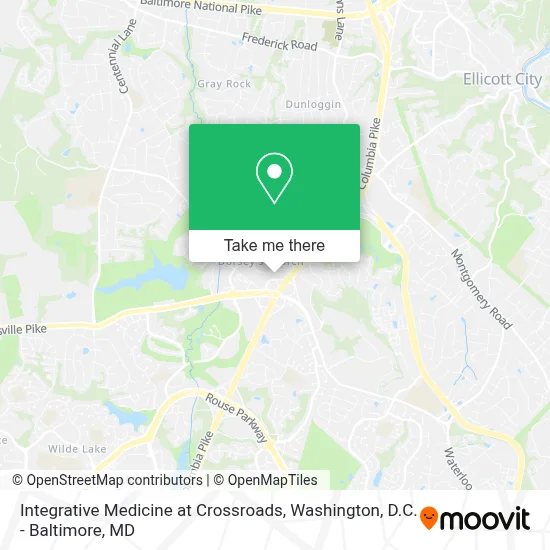 Integrative Medicine at Crossroads map
