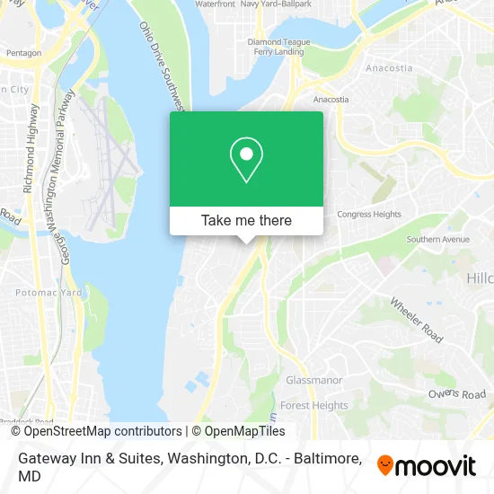 Gateway Inn & Suites map