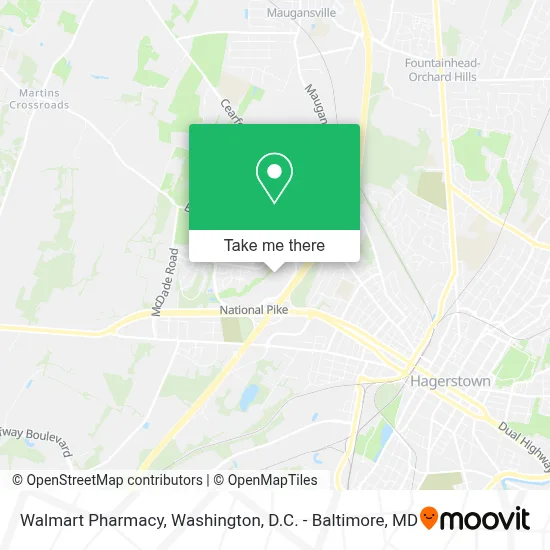 Walmart Pharmacy map